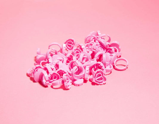 Heart Glue Rings (50 Pack)